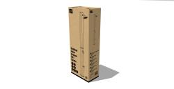 G21 Solární sprcha Spade 60 l, černá