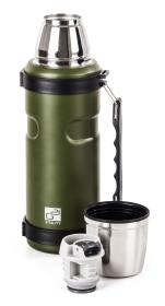 G21 Termoláhev na pití, 1000 ml, khaki zelená s rukojetí