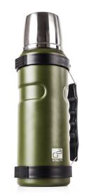 G21 Termoláhev na pití, 1000 ml, khaki zelená s rukojetí