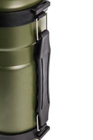 G21 Termoláhev na pití, 1000 ml, khaki zelená s rukojetí