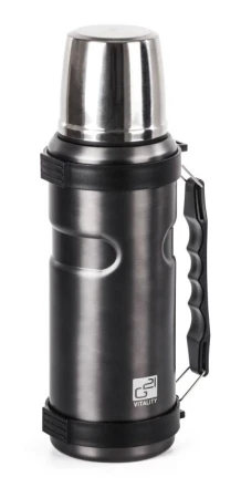 G21 Termoska na pití, 1000 ml, ocelově šedá s rukojetí G21 Termoska na pití, 1000 ml, ocelově šedá s rukojetí