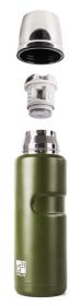 G21 Termoláhev na pití, 500 ml, khaki zelená