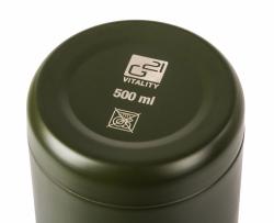 G21 Termoláhev na pití, 500 ml, khaki zelená