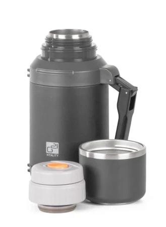 G21 Termoska nerezová 1200 ml, černo-šedá