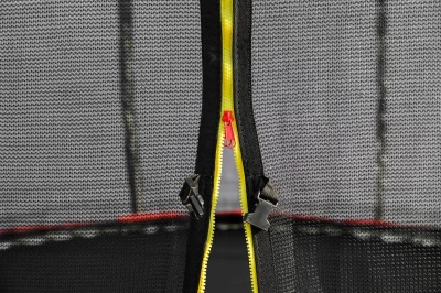 G21 Trampolína SpaceJump, 305 cm, černá, s ochrannou sítí + schůdky zdarma