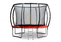 G21 Trampolína SpaceJump, 305 cm, červená, s ochrannou sítí + schůdky zdarma G21 Trampolína SpaceJump, 305 cm, červená, s ochrannou sítí + schůdky zdarma