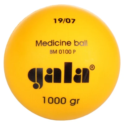Gala BM P žlutý plastový medicinbal