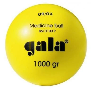 Gala Míč medicinální 3 kg plast žlutý