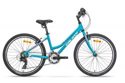 Galaxy 2018 LYRA 24" tyrkysové dievčenské kolo + výbava zadarmo