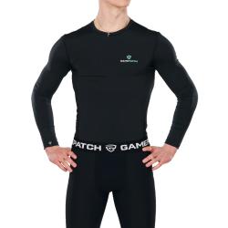 GAMEPATCH COMPRESSION SHIRT (Long-Sleeve) BLACK