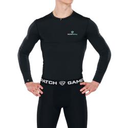 GAMEPATCH COMPRESSION SHIRT (Long-Sleeve) BLACK