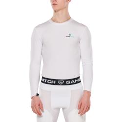 GAMEPATCH COMPRESSION TRIČKO (Dlhý rukáv) BIELE