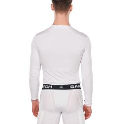 GAMEPATCH COMPRESSION TRIČKO (Dlhý rukáv) BIELE