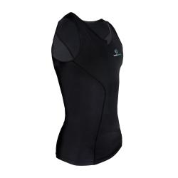 GAMEPATCH COMPRESSION SHIRT SLEEVELESS BLACK