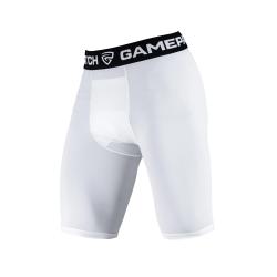 GAMEPATCH COMPRESSION SHORTS WHITE