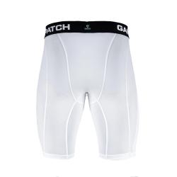 GAMEPATCH COMPRESSION SHORTS WHITE