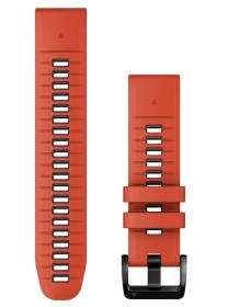 Garmin Remienok pre fenix5/6/7/8 QuickFit 22 silikónový, Flame Red / Graphite Garmin Remienok pre fenix5/6/7/8 QuickFit 22 silikónový, Flame Red / Graphite