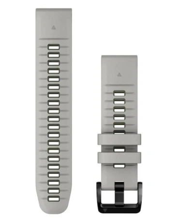 Garmin Řemínek pro fenix5/6/7/8 QuickFit 22 silikonový, Fog Gray / Moss Garmin Řemínek pro fenix5/6/7/8 QuickFit 22 silikonový, Fog Gray / Moss