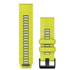 Garmin Remienok QuickFit 26, silikónový, Amp Yellow/Graphite Garmin Remienok QuickFit 26, silikónový, Amp Yellow/Graphite