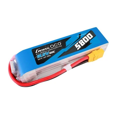 Gens Ace 5800mAh 60C 18,5V 5S1P Lipo Battery Pack s konektorem XT90 Gens Ace 5800mAh 60C 18,5V 5S1P Lipo Battery Pack s konektorem XT90
