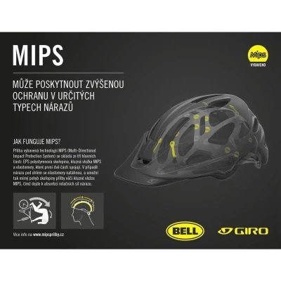 Giro Register II MIPS Youth Mat dětská helma POUZE Black/Vivid Green (50–57 cm) (VÝPRODEJ)