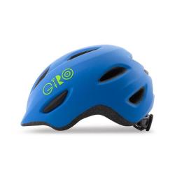 Giro Scamp dětská cyklistická helma POUZE Mat Blue/Lime XS (45-49 cm) - modrá (VÝPRODEJ)