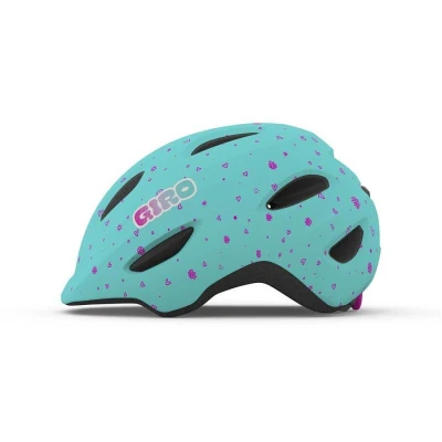 Giro Scamp dětská cyklistická helma POUZE Mat Blue/Lime XS (45-49 cm) - modrá (VÝPRODEJ)