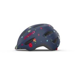 Giro Scamp dětská cyklistická helma POUZE Mat Blue/Lime XS (45-49 cm) - modrá (VÝPRODEJ)