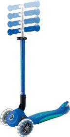 Globber - Primo Foldable Plus Lights V2 Blue/Emerald Green skládací koloběžka