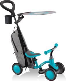 Globber Scooter Deluxe - Learning Bike 3in1 Deluxe -Teal odrážedlo 3v1 Globber Scooter Deluxe - Learning Bike 3in1 Deluxe -Teal odrážedlo 3v1