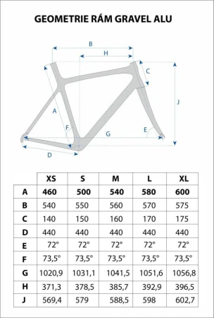 M-wave Rám Gravel ALU Surový 58CM