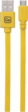 Go Travel Extra Long žlutý 2m nabíjecí kabel Micro USB