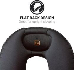 Go Travel nafukovací podhlavník Compact Snoozer liquorice black