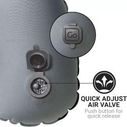 Go Travel nafukovací podhlavník Compact Snoozer liquorice black