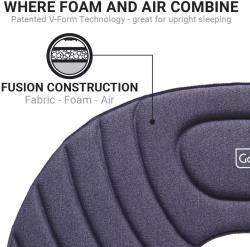 Go Travel nafukovací podhlavník Fusion Travel Pillow blueberry blue