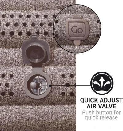 Go Travel nafukovací polstář Fusion Dual Pillow blueberry blue