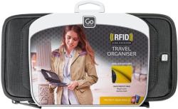 Go Travel organizér RFID Travel Organiser liquorice black
