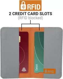 Go Travel peněženka RFID Card Slip gun metal