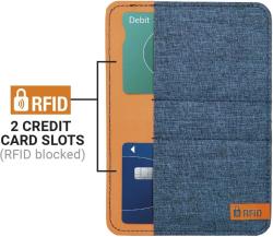Go Travel peněženka RFID Passport Slip blueberry