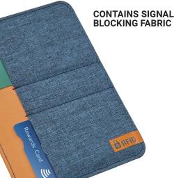Go Travel peněženka RFID Passport Slip blueberry