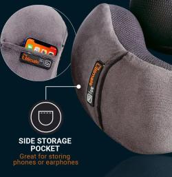 Go Travel podhlavník Ultimate 3.0 grey split