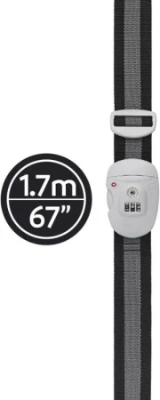 Go Travel popruh na zavazadla Combi Luggage Strap TSA black