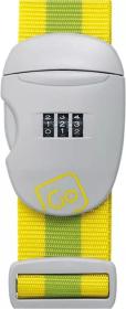 Go Travel popruh na batožinu Combi Luggage Strap yellow/green