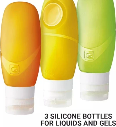 Go Travel Trio Squeeze Bottles sada 3 dávkovacích lahví