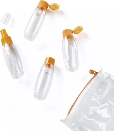 Go Travel Cabin Bottle Set sada toaletních lahviček