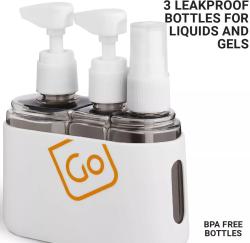 Go Travel sada lahviček Compact 3-in1- Bottle Set