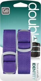 Go Travel sada popruhů na zavazadla 2,5 cm violet