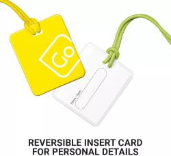 Go Travel sada visaček Family Pack Tags yelow/green