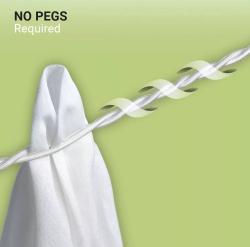 Go Travel šňůra na prádlo Travel Clothes Line absolute white