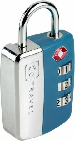 Go Travel zámek Secure Lock TSA blue